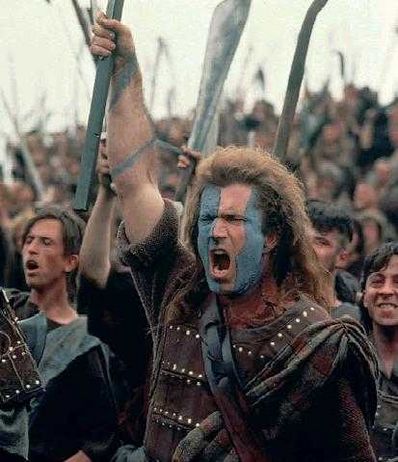 mel gibson braveheart kilt. Mel Gibson as Scottish freedom